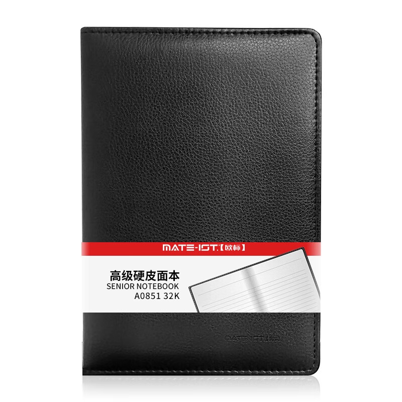 欧标（MATE-IST） A0851 PU硬皮面本 32K 96页 （单位：本） 黑色