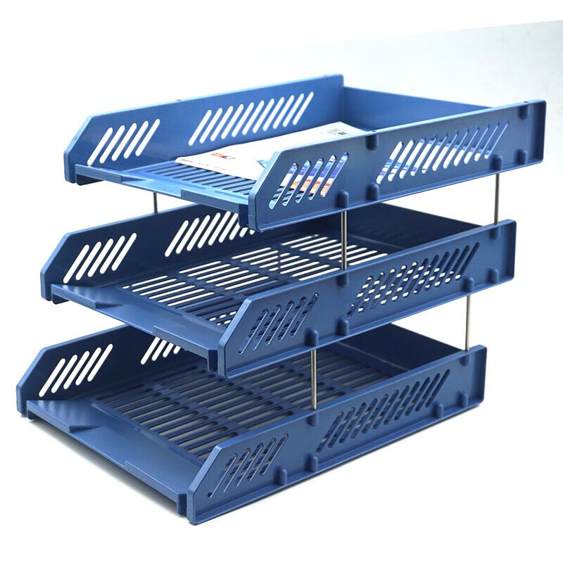 欧标（MATE-IST） B2791 文件盘 三层 （单位：个） 蓝色