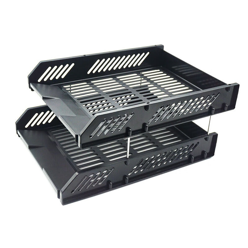 欧标（MATE-IST） B2792 两层文件盘 260*388mm （单位：个） 黑色