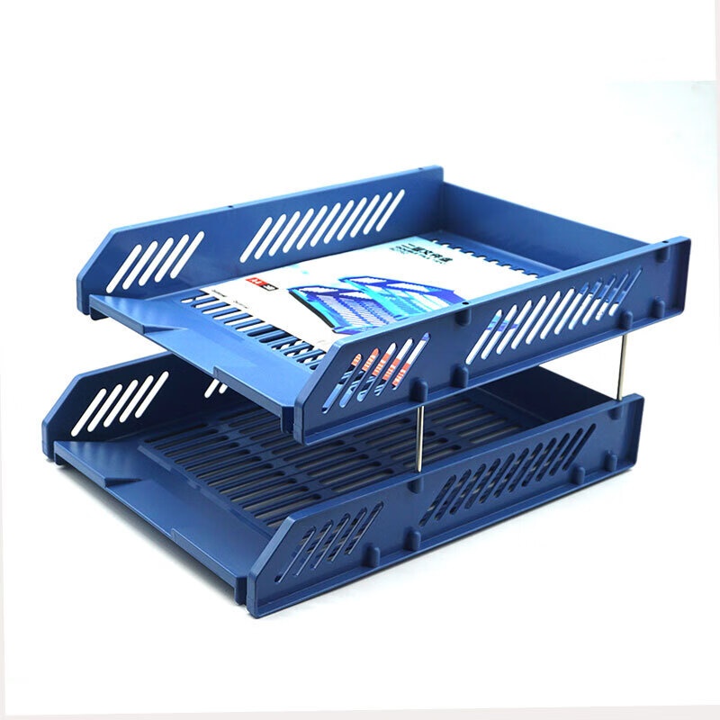 欧标（MATE-IST） B2792 两层文件盘 260*388mm （单位：个） 蓝色