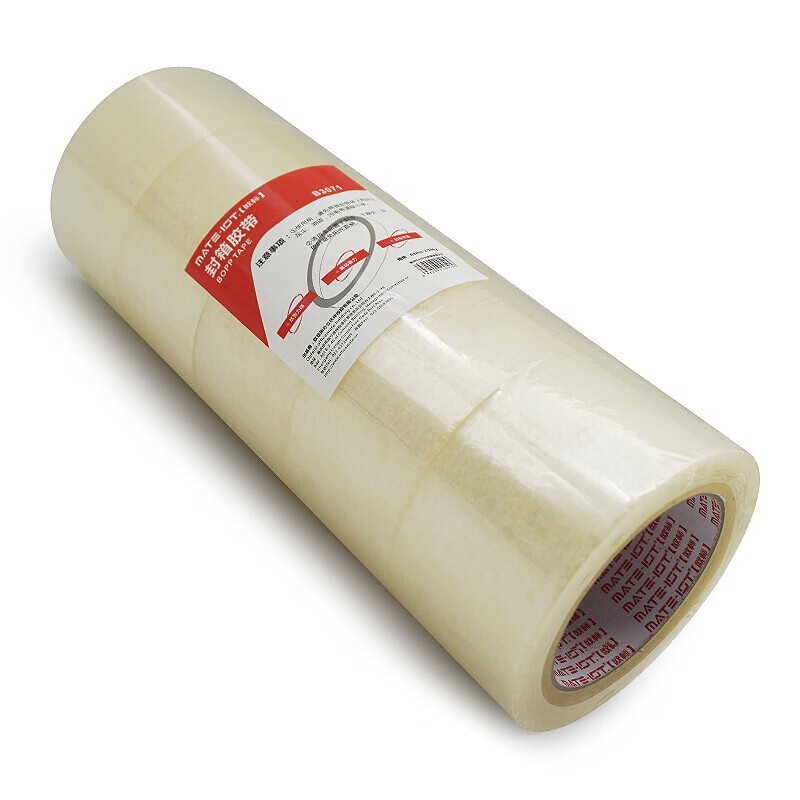 欧标（MATE-IST） B3068 封箱胶带 48mm*100y 6个/筒 （单位：筒） 透明色