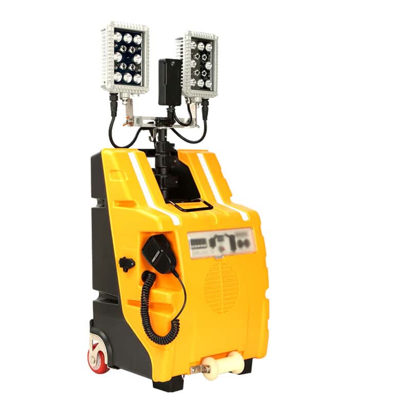 欧辉照明(OHUIZAOMIN) OHSY6851 LED多功能移动照明 2*30W IP65 25.2V 5700K 白光 （单位：台） 黄色