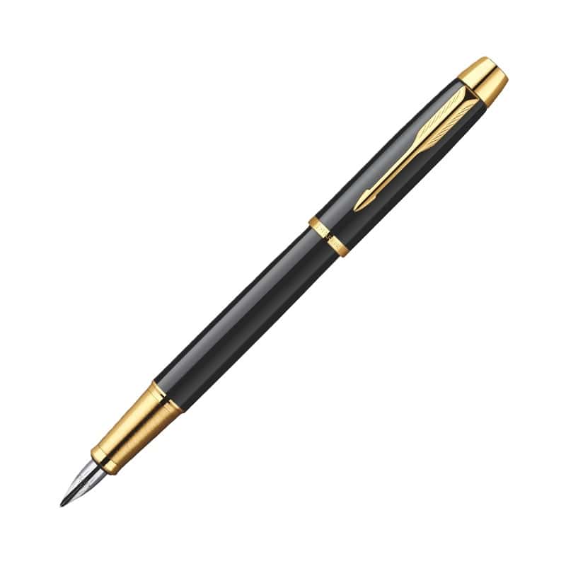 派克(PARKER) IM系列 纯黑丽雅金夹签字笔 长136mm （单位：支）