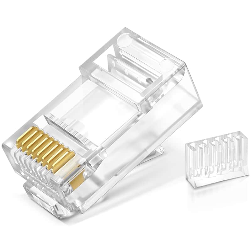 普联（TP-LINK） TL-EH602-100 六类非屏蔽网络水晶头 100个 （单位：包）