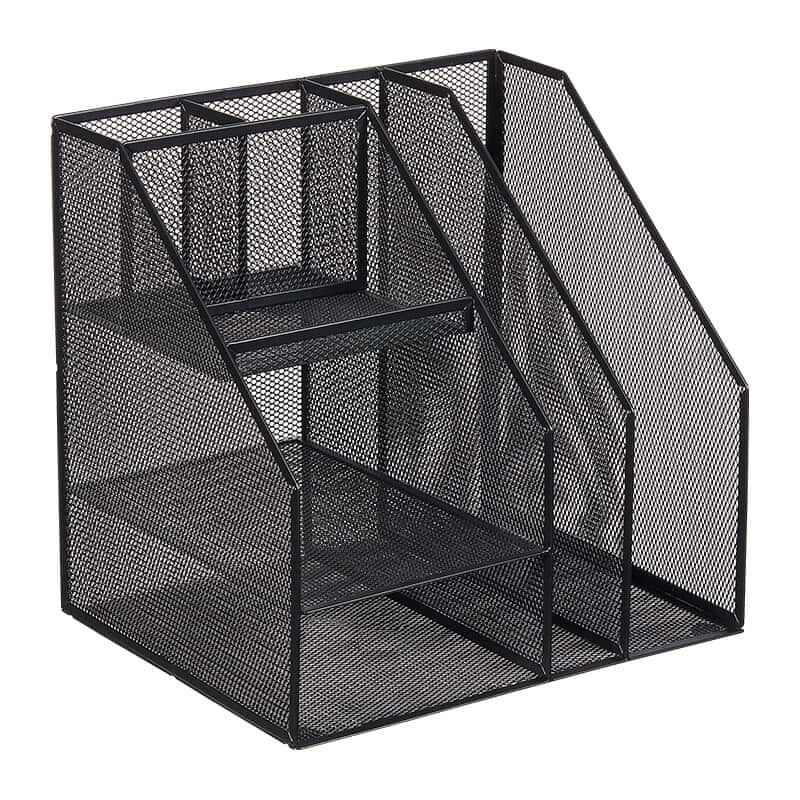 齐心（Comix） B2076 七格资料架 285*230*270mm （单位：个） 黑色