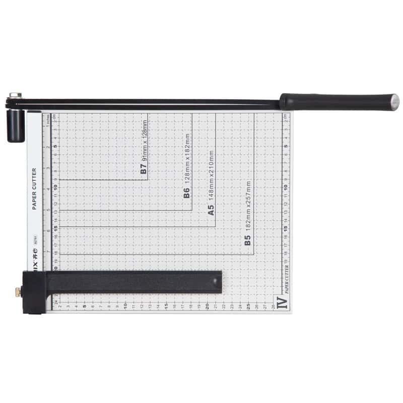 齐心（Comix） B2781 A4钢质切纸刀 305mm*254mm （单位：台） 灰色