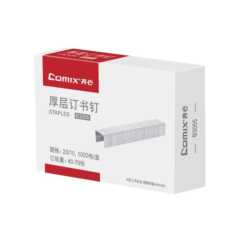 齐心（Comix） B3055 订书钉 1000枚/盒 5盒/组 （单位：组）
