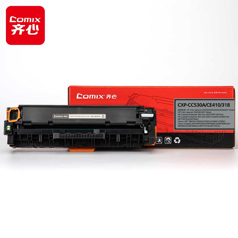 齐心（Comix） CXP-CC530A/CE410/318 激光碳粉盒 3500页 （单位：支） HP Color laserJet CP2020/2024/2025 黑色