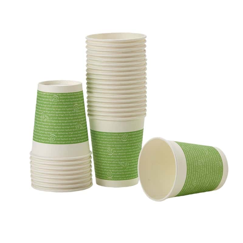 齐心（Comix） L302 一次性纸杯 250ml 100 个/包 （单位：包） 白色