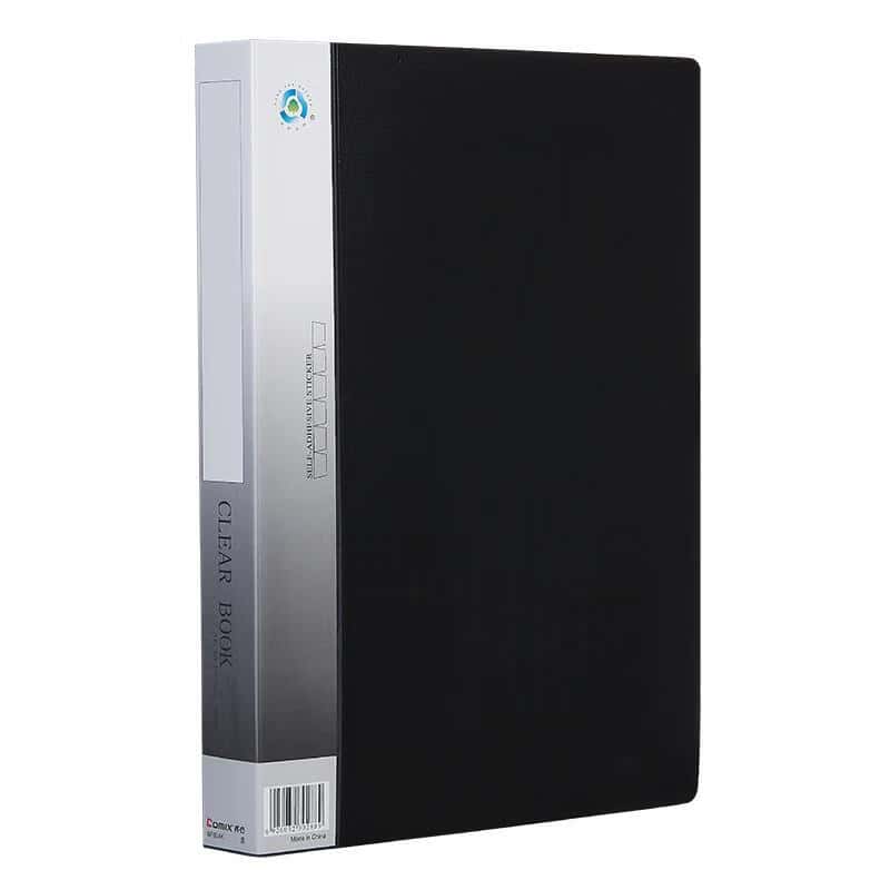 齐心（Comix） NF60AK 资料册 A4 60页 （单位：个） 黑色
