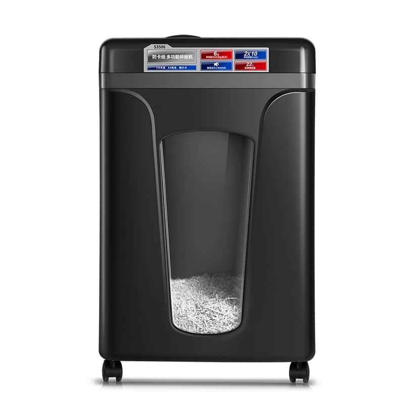 齐心（Comix） S3506 碎纸机 6张 22L （单位：台） 黑色