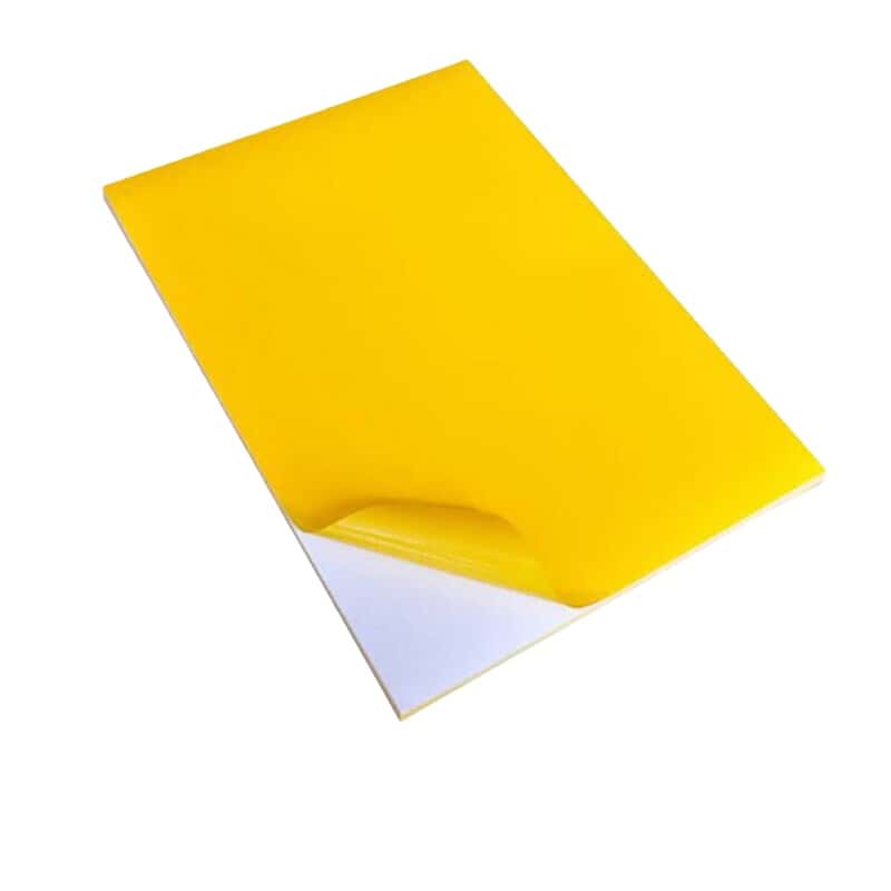 千禧兔（QXIRAB） QXT-137 热转印标签打印纸 120mm*120mm （单位：张） 黄色