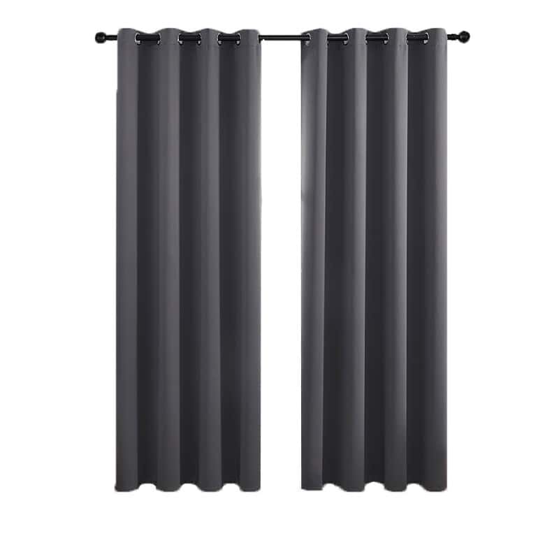 秦泰（Cqint） QTCURT-05 遮光高精密绸缎涤纶窗帘 1m*1m （单位：个） 深灰色