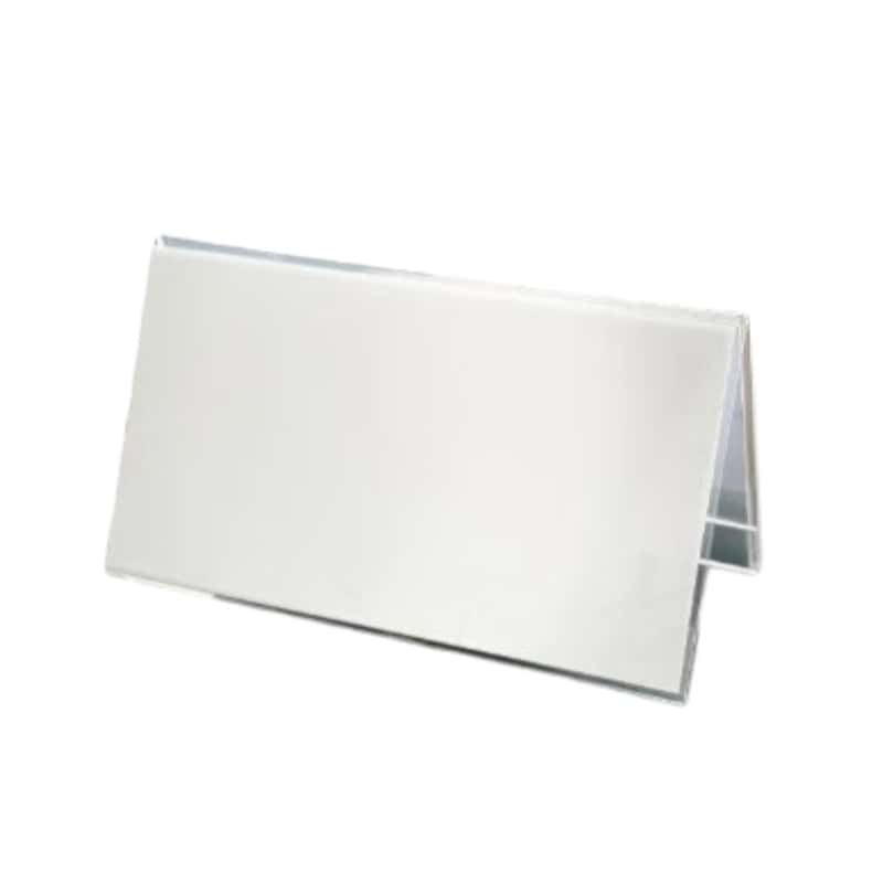 秦泰（Cqint） QTDLB-03 V形展示铭牌 220*100mm 10个/包 （单位：包） 透明