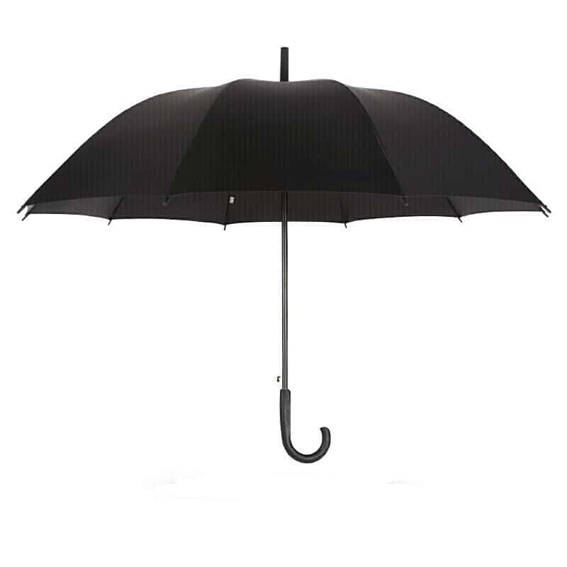 秦泰（Cqint） QTUM-02 双层碰击布长柄伞 10骨 （单位：把） 黑色