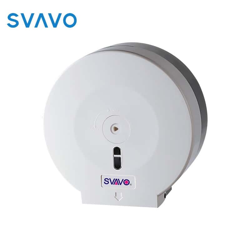 瑞沃（SVAVO） V-TH10 壁挂式圆形纸巾盒 265*123*265mm （单位：个） 白色