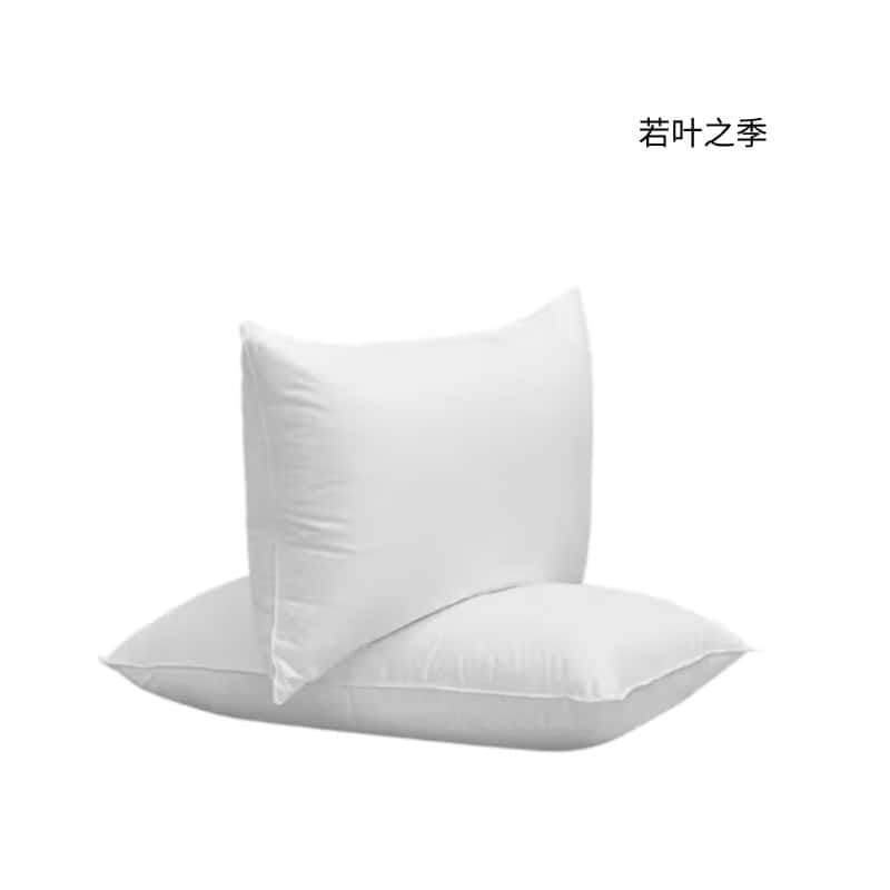 若叶之季 JD-017 全棉防羽布枕芯 厚款 50*80cm （单位：个） 白色