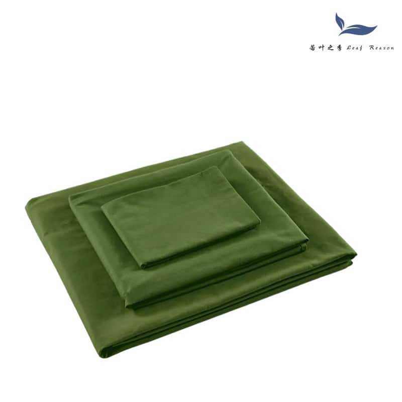 若叶之季 LR-CSTD06 床上三件套 150*200cm （单位：套） 军绿色