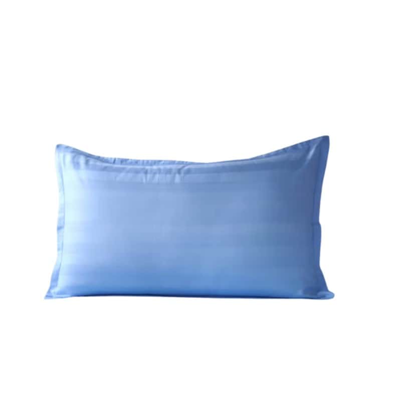 若叶之季 LR-ZT01 40S贡缎枕套 48*74cm （单位：个） 蓝色