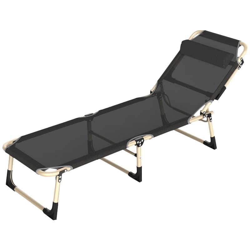 三极户外（Tripolar） TP1048 折叠床 加棉垫 194*68*30cm （单位：张） 黑色