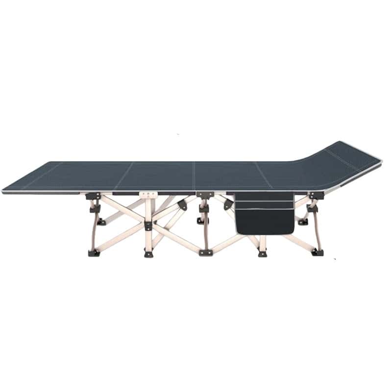 三极户外（Tripolar） TP1049 折叠床 翘头加麂皮绒棉垫 190*71*36cm （单位：张） 黑灰条纹