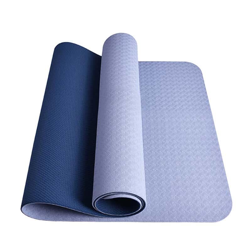 三极户外（Tripolar） TP1506 瑜伽垫 183*65cm/6mm （单位：张） 素白蓝底