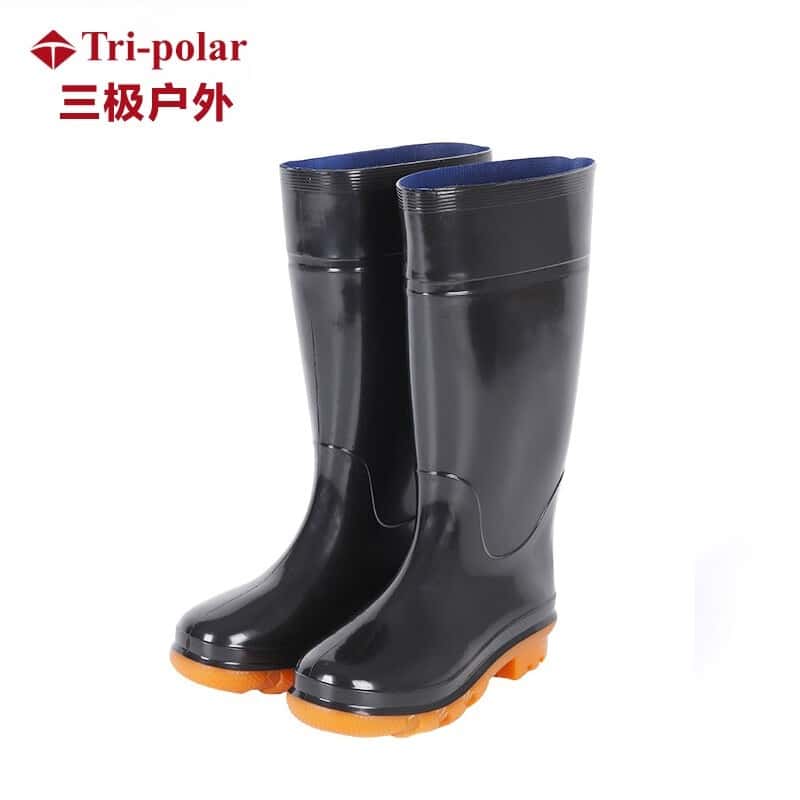 三极户外（Tripolar） TP1694 高筒雨鞋 41码 （单位：双） 黑色