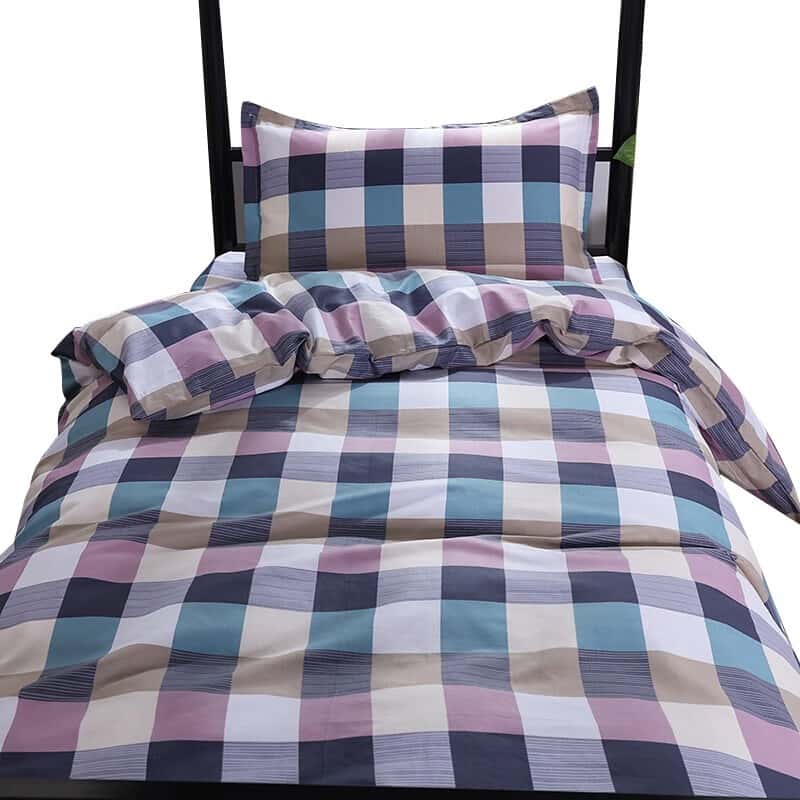 三极户外（Tripolar） TP2853 被芯 七彩大格 155*205cm （单位：床） 羽丝棉被芯+40纱织全棉被罩