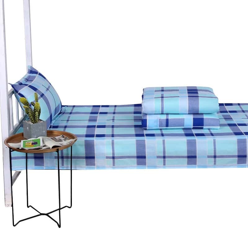 三极户外（Tripolar） TP2855 床上用品三件套 150*210cm （单位：套） 蓝大格