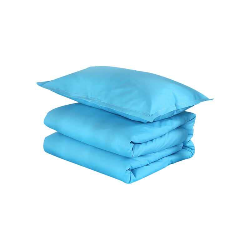 三极户外（Tripolar） TP2985 床品三件套 32纱织 床单被罩1.5*2m 枕套40*65cm （单位：套） 湖蓝色
