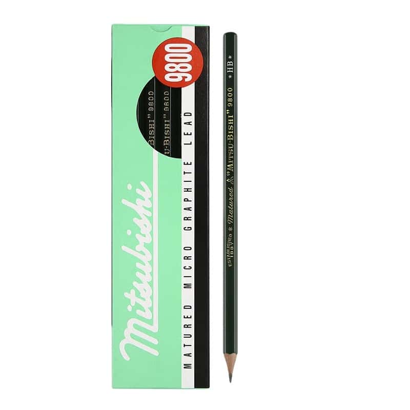 三菱（Uni） 9800 2B铅笔 12支/盒 （单位：盒）