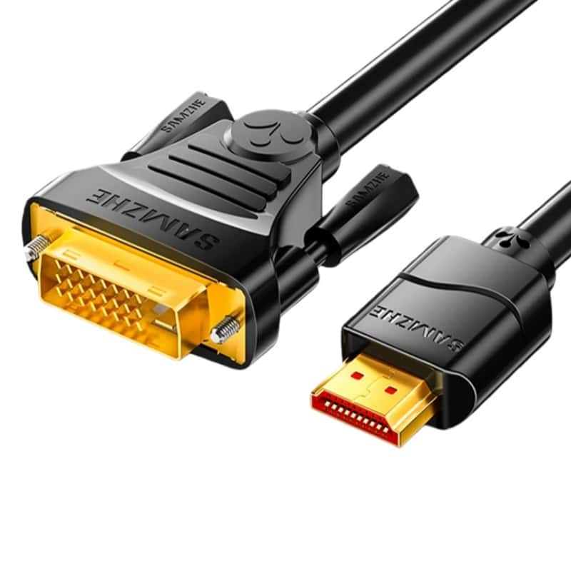 山泽(SAMZHE) DH-8010 HDMI转DVI连接线 1米 （单位：根） 黑色