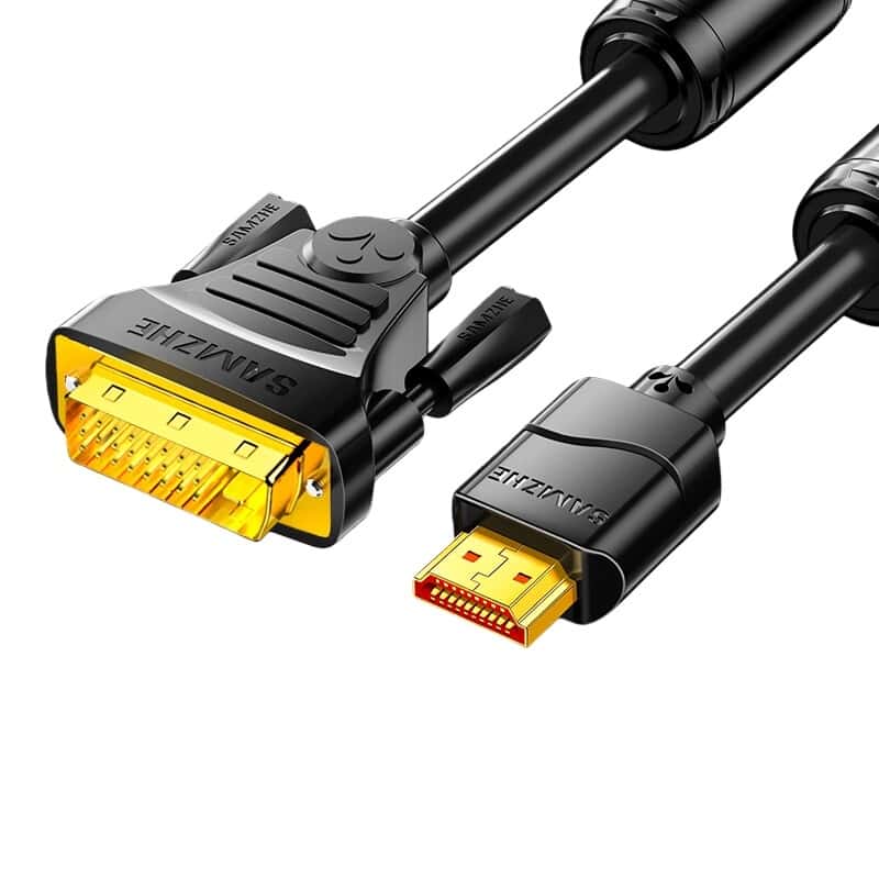 山泽(SAMZHE) DH-8080 HDMI转DVI连接线 8米 （单位：根） 黑色