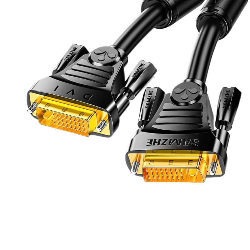 山泽(SAMZHE) DV-8200 DVI数字高清线 20米 （单位：根） 黑色