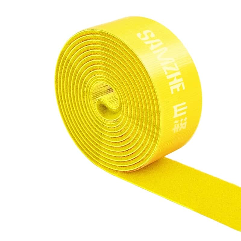 山泽(SAMZHE) MST-06 尼龙粘扣扎线带 20*1000mm （单位：卷） 黄色