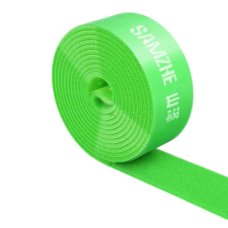 山泽(SAMZHE) MST-07 尼龙粘扣扎线带 20*1000mm （单位：卷） 绿色