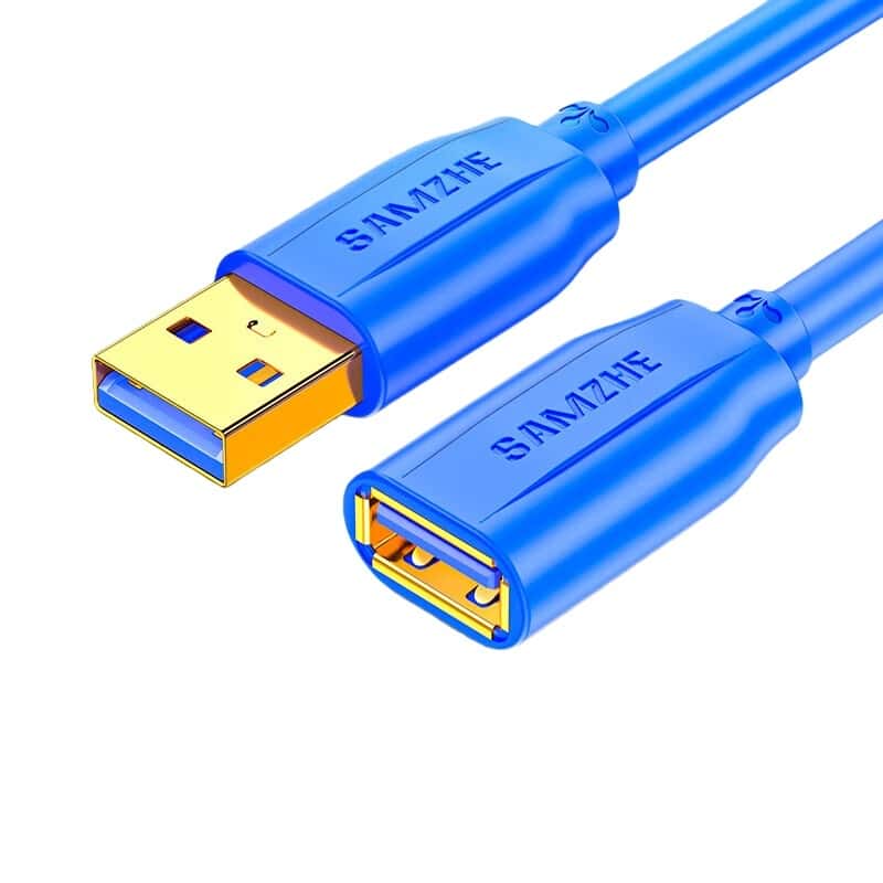 山泽(SAMZHE) UK-620 USB3.0高速延长线 2米 （单位：根） 蓝色