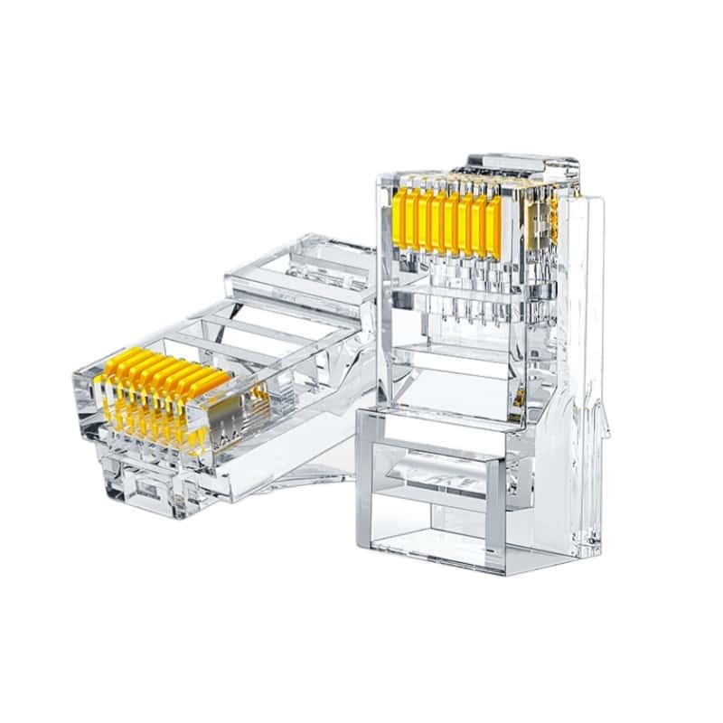 山泽(SAMZHE) WL-5100 超五类网线水晶头 100 个/盒 （单位：盒） 透明