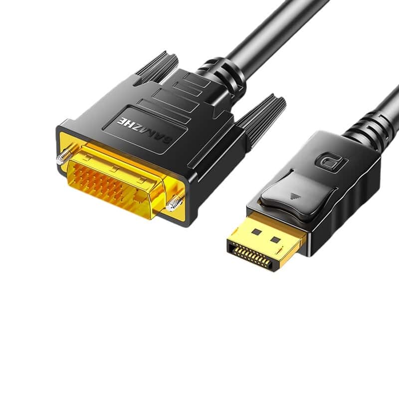 山泽(SAMZHE) ZJX-200 DP转DVI转换线 8米 （单位：根） 黑色