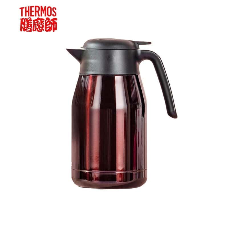 膳魔师(THERMOS) THS-1500 不锈钢保温壶 1.5L （单位：个） 咖啡色