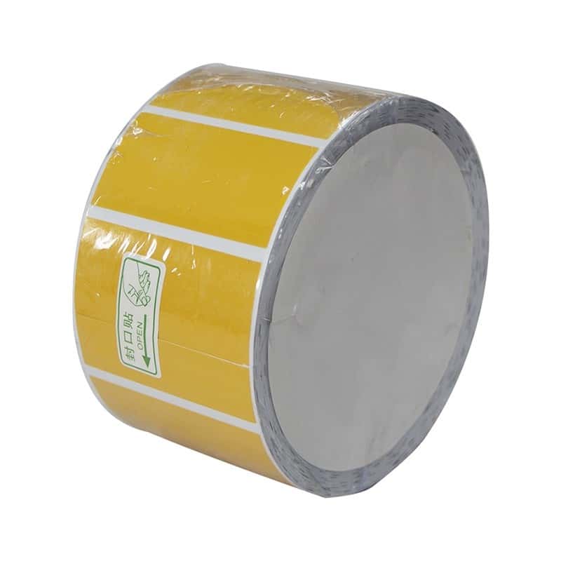 熵永屹鞍 YA-B4MY05 标签纸 50mm*25mm 1000张/盒 （单位：盒） 黄色