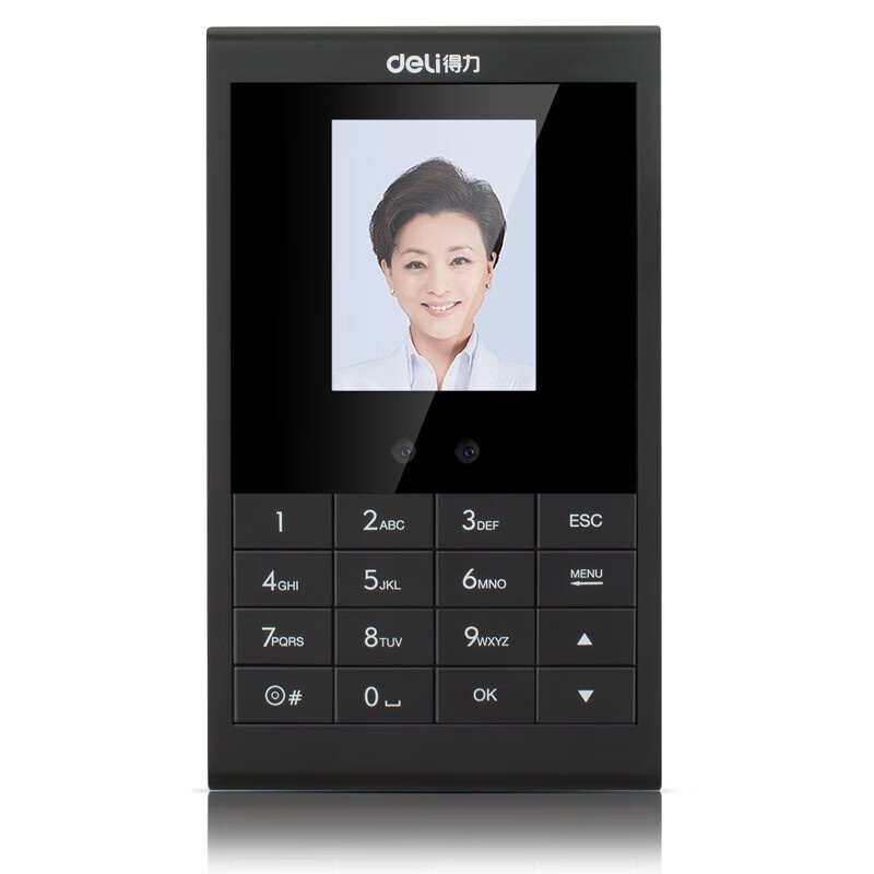 得力（deli） 3764 考勤机 200张人脸 （单位：台） 黑色