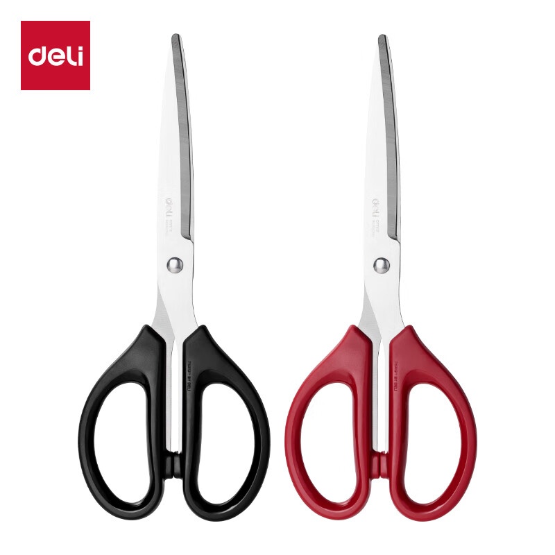 得力（deli） 6010 剪刀 210mm （单位：把） 颜色随机