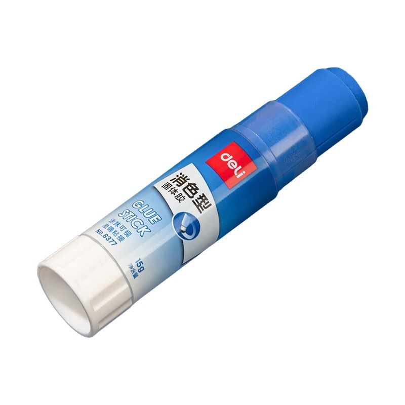 得力（deli） 6377 固体胶 15g （单位：个） 浅蓝变色