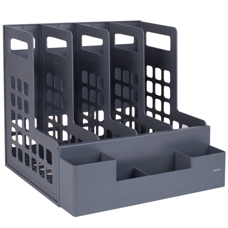 得力（deli） 78983 文件盘 四联 （单位：个） 深灰色