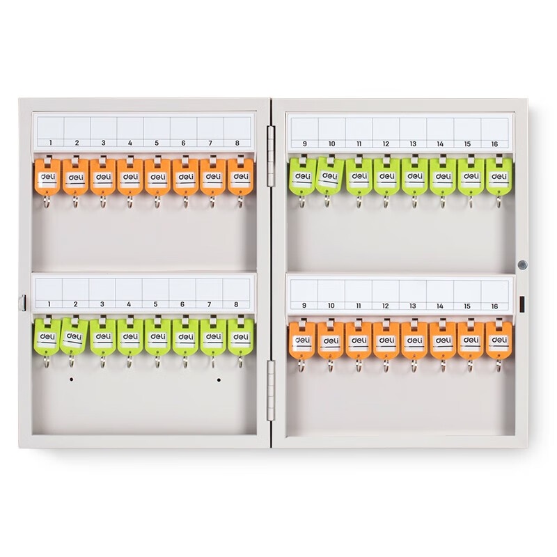 得力（deli） 9322 钥匙箱 2.1kg （单位：个） 灰色