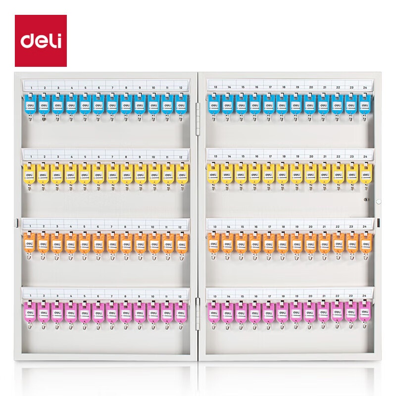 得力（deli） 9325 钥匙箱 4.86kg （单位：个） 灰色