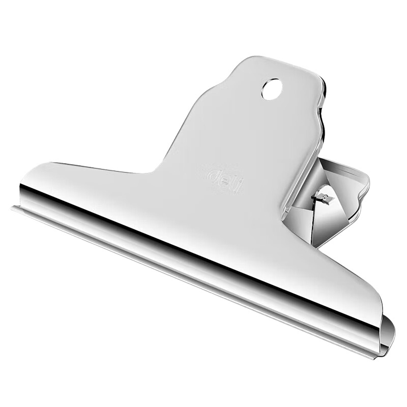 得力（deli） 9531 票据夹 145mm （单位：个） 银色