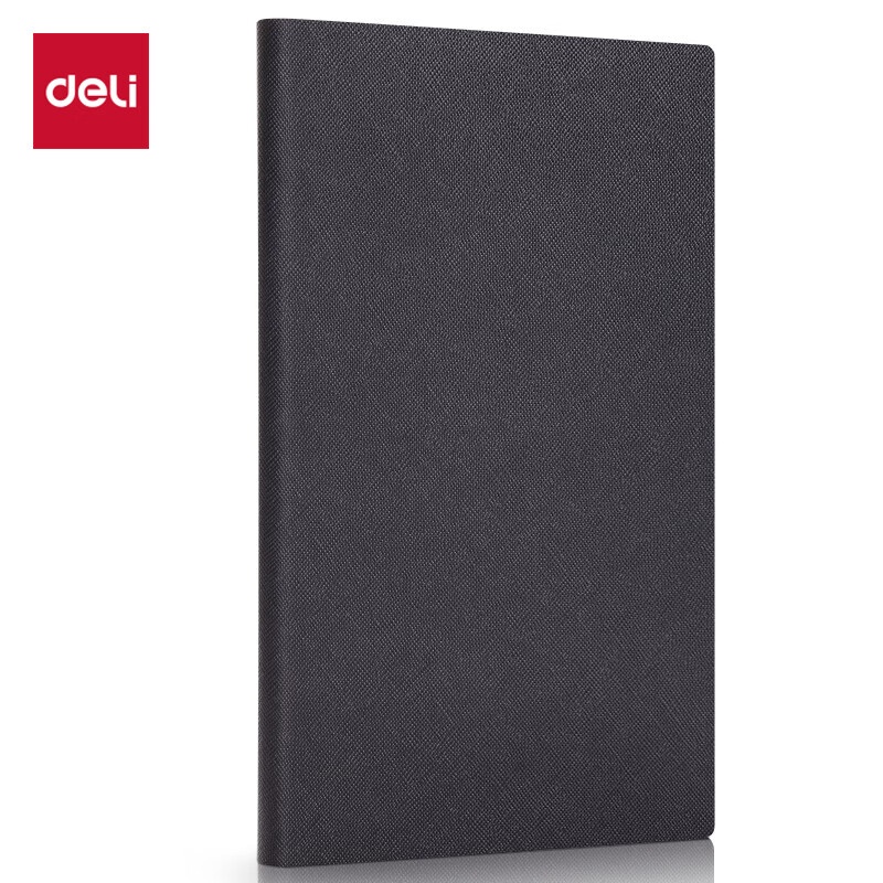 得力（deli） BP124 笔记本 175*95mm-80张 （单位：本） 黑色