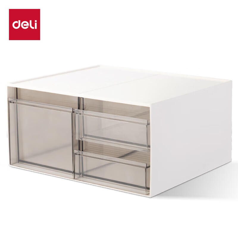 得力（deli） PK112 档案盒 250*220*125mm （单位：个） 白色